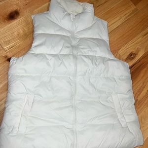 Old Navy white puffer size L
